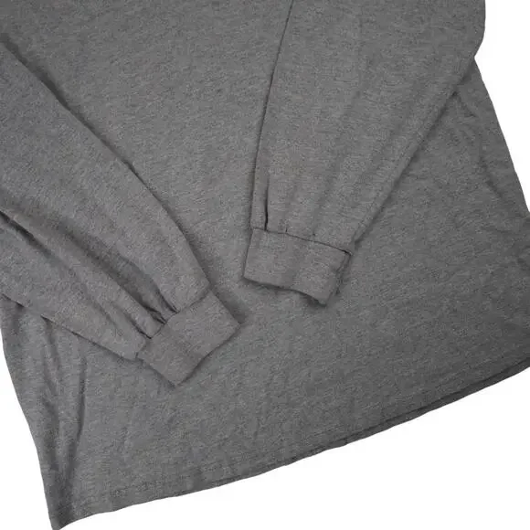 Vintage Nike Mini Swoosh Moc Neck Long Sleeve T Shirt - Picture 3 of 7